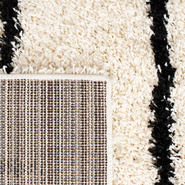 Safavieh Venus Shag Vns604A Ivory/Black Rug.