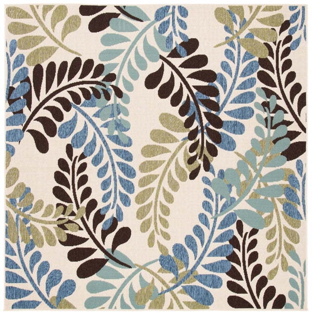 Safavieh Veranda Ver056 Cream/Aqua Rug.