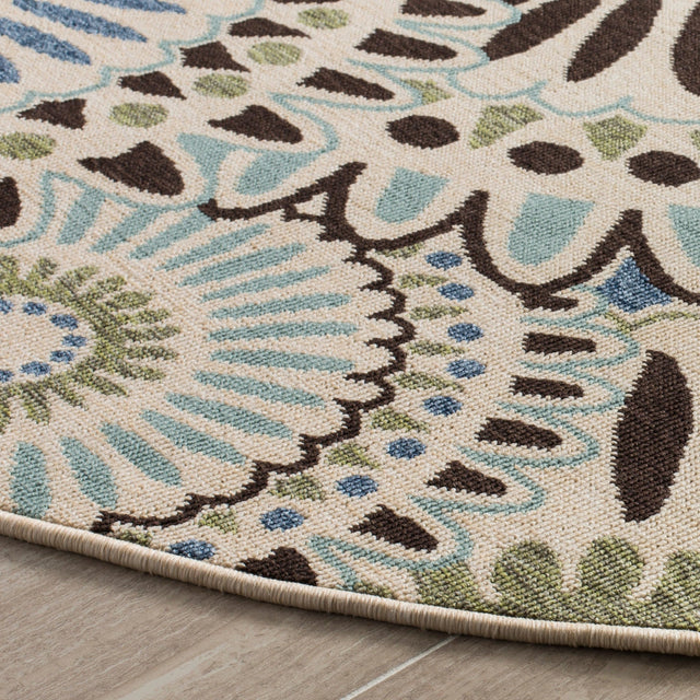 Safavieh Veranda Ver091 Cream/Blue Rug.