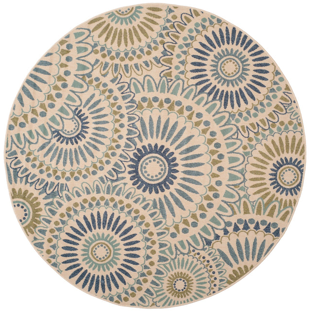 Safavieh Veranda Ver091 Cream/Green Rug.
