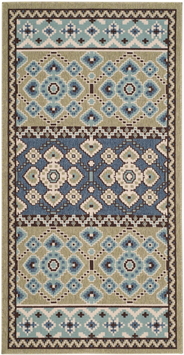 Safavieh Veranda Ver093 Green/Blue Rug.