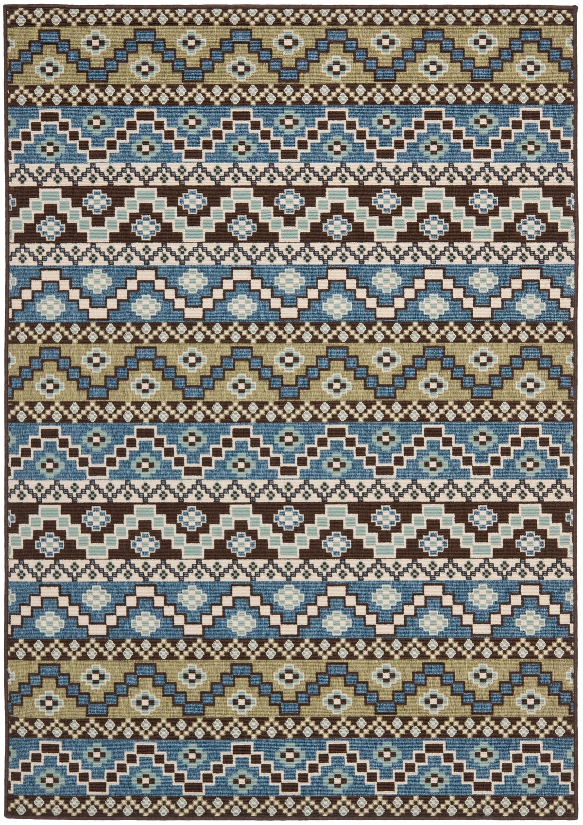 Safavieh Veranda Ver095 Blue/Creme Rug.