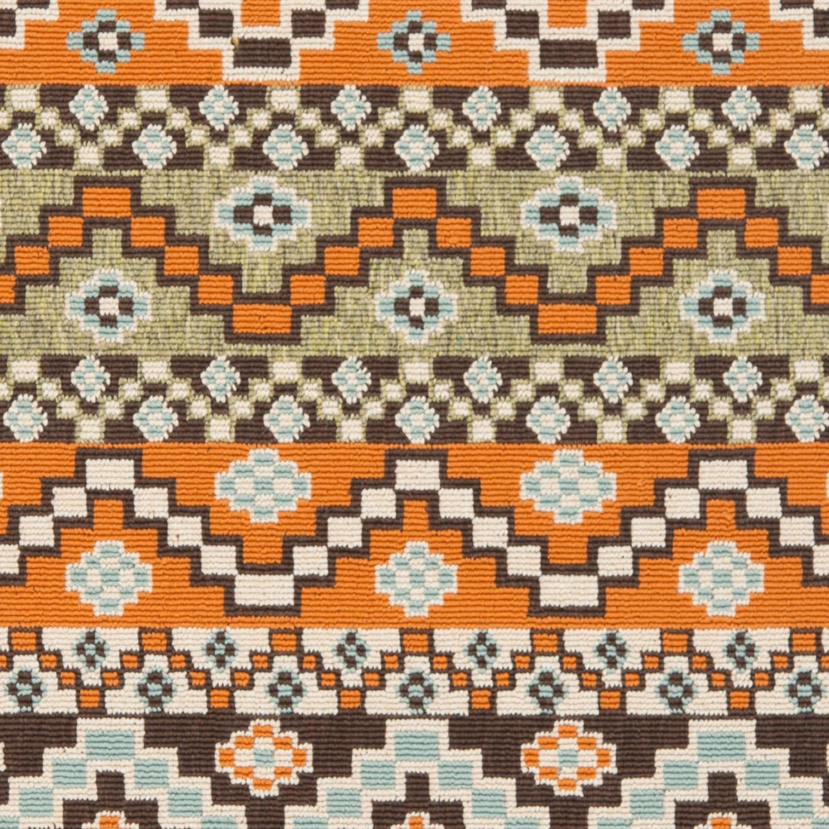 Safavieh Veranda Ver095 Terracotta/Chocolate Rug.