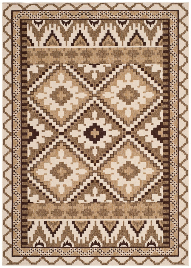 Safavieh Veranda Ver096 Creme/Brown Rug.