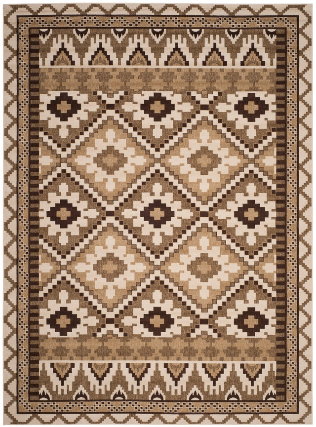 Safavieh Veranda Ver096 Creme/Brown Rug.