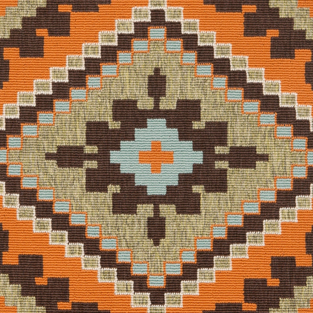 Safavieh Veranda Ver096 Green/Terracotta Rug.