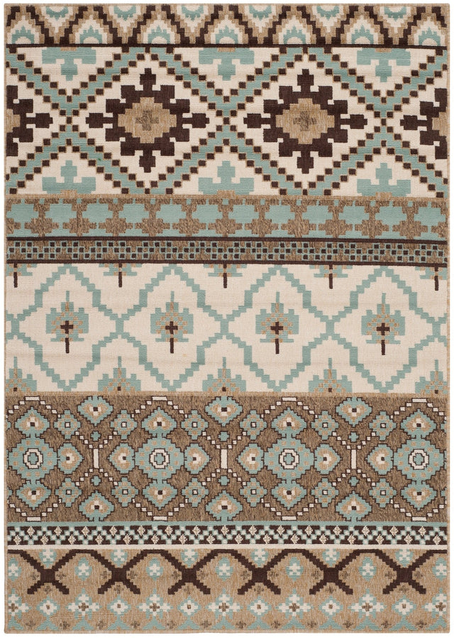 Safavieh Veranda Ver097 Creme/Brown Rug.
