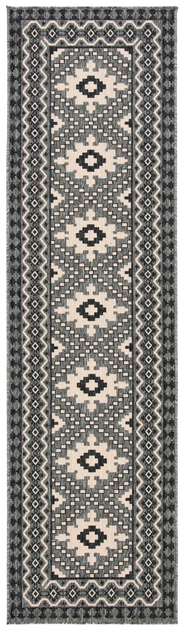 Safavieh Veranda Ver099 Ivory/Charcoal Rug.