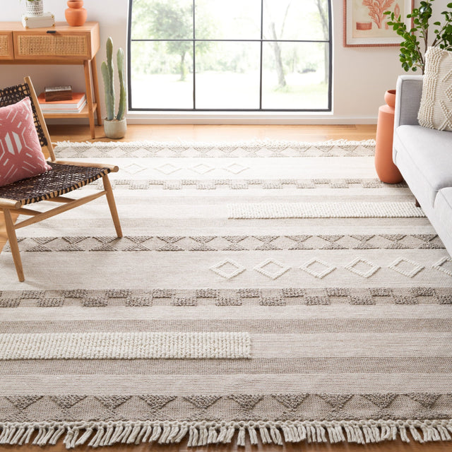 Safavieh Vermont Vrm253T Ivory/Brown Rug.