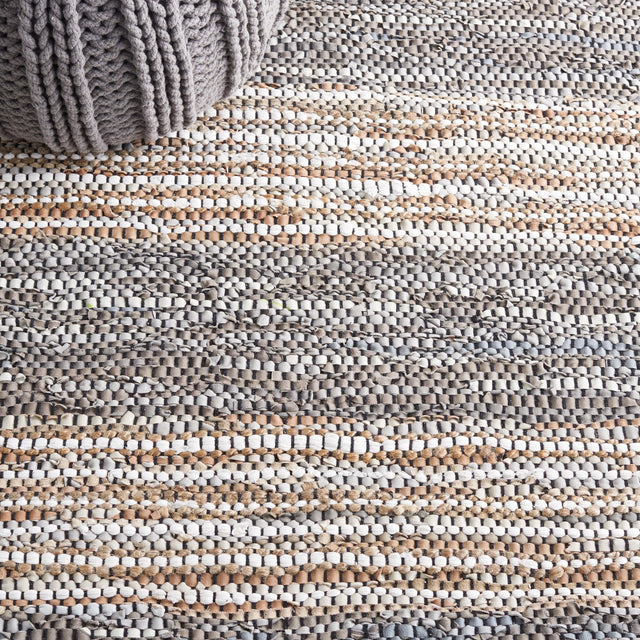 Safavieh Vintage Leather Vtl204F Grey/Natural Rug.