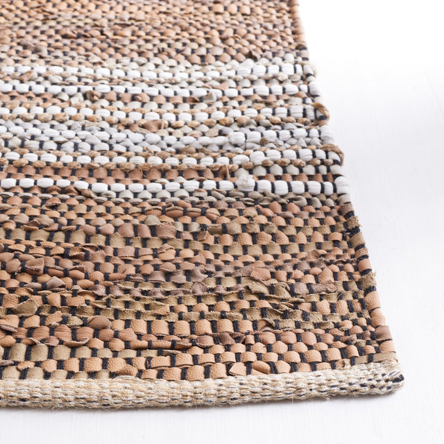 Safavieh Vintage Leather Vtl204T Light Brown/Ivory Rug.