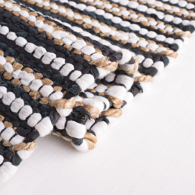 Safavieh Vintage Leather Vtl205Z Black/Ivory Rug.