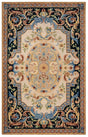Safavieh Savonnerie Sav116N Ivory / Navy Rugs.
