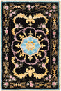 Safavieh Savonnerie Sav609B Black/Multi Rug.