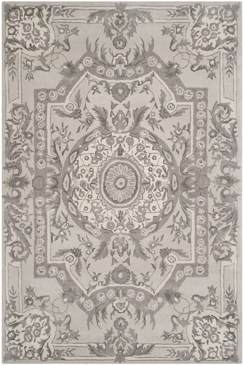Safavieh Savonnerie Sav623B Smoke Rugs.