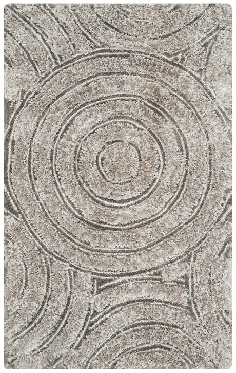 Safavieh South Beach Shag Sbs620B Silver Rugs.