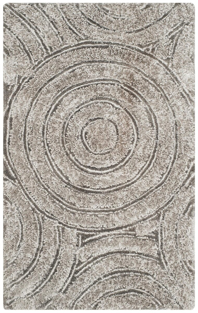 Safavieh South Beach Shag Sbs620B Silver Rugs.