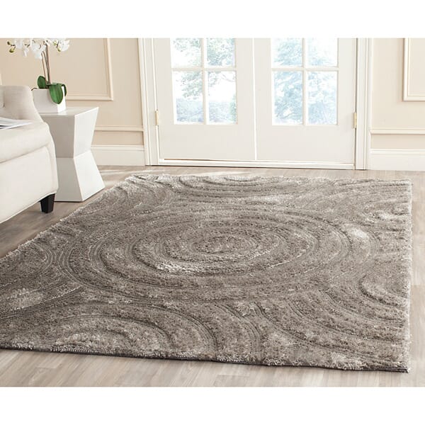 Safavieh South Beach Shag Sbs620B Silver Rugs.