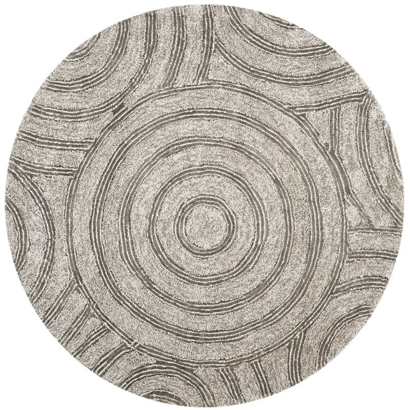Safavieh South Beach Shag Sbs620B Silver Rugs.