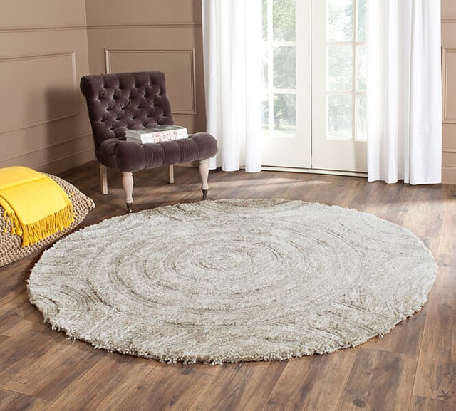 Safavieh South Beach Shag Sbs620B Silver Rugs.