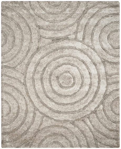 Safavieh South Beach Shag Sbs620B Silver Rugs.