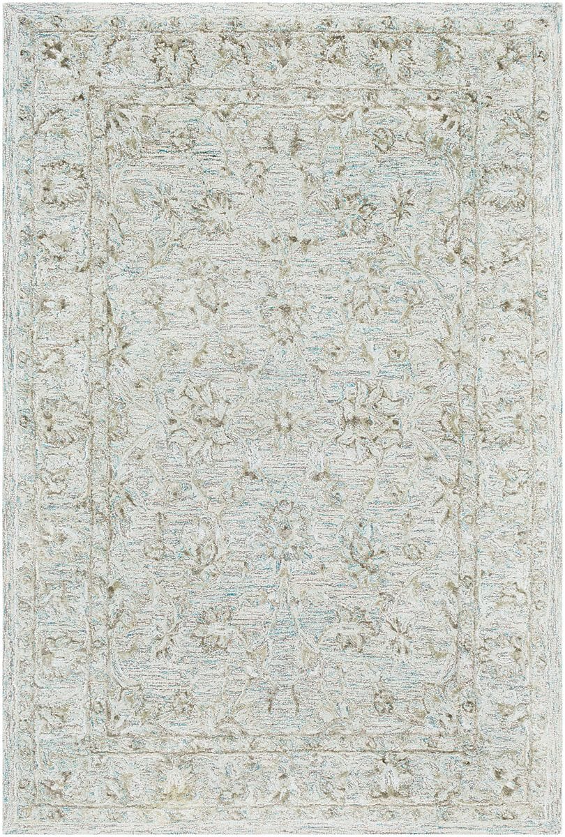 Surya Shelby Sby-1002 Emerald, Light Gray, Dark Brown Rugs.