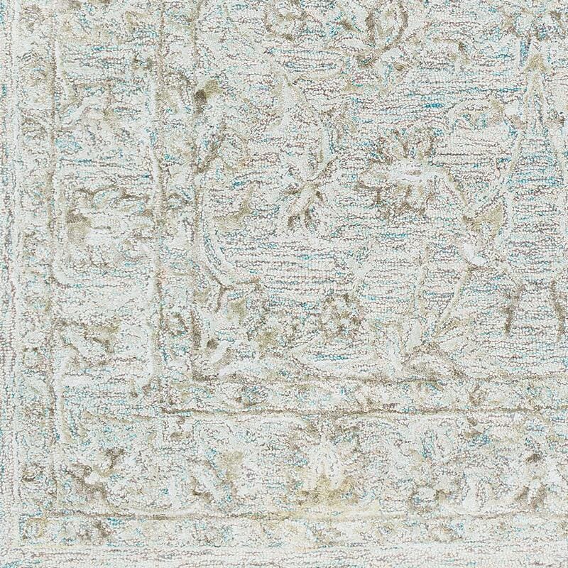 Surya Shelby Sby-1002 Emerald, Light Gray, Dark Brown Rugs.