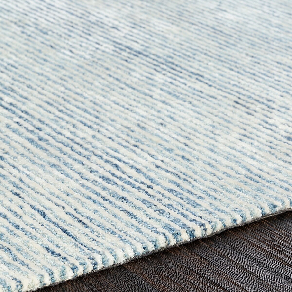 Surya Strada Sda-2302 Pale Blue, Denim, Cream Rugs.