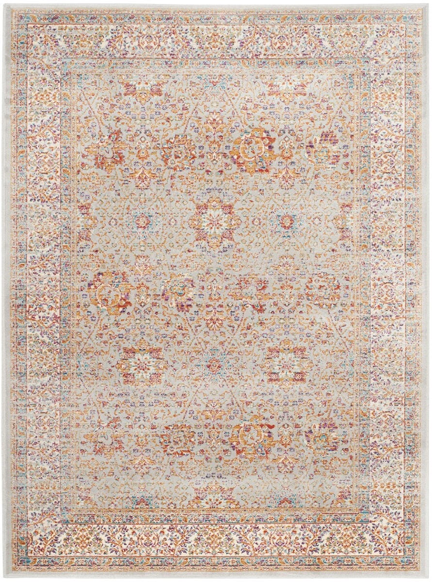 Safavieh Sevilla Sev810A Silver / Ivory Rugs.