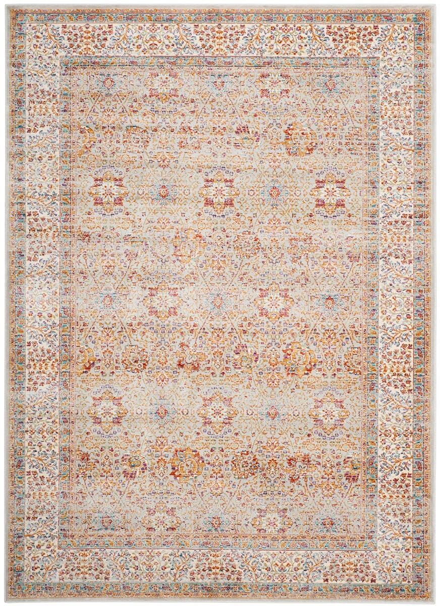 Safavieh Sevilla Sev810A Silver / Ivory Rugs.