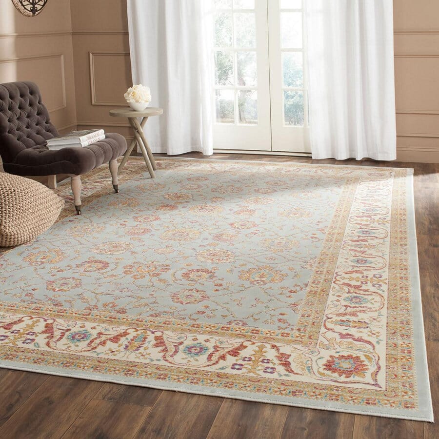 Safavieh Sevilla Sev811F Silver / Ivory Rugs.
