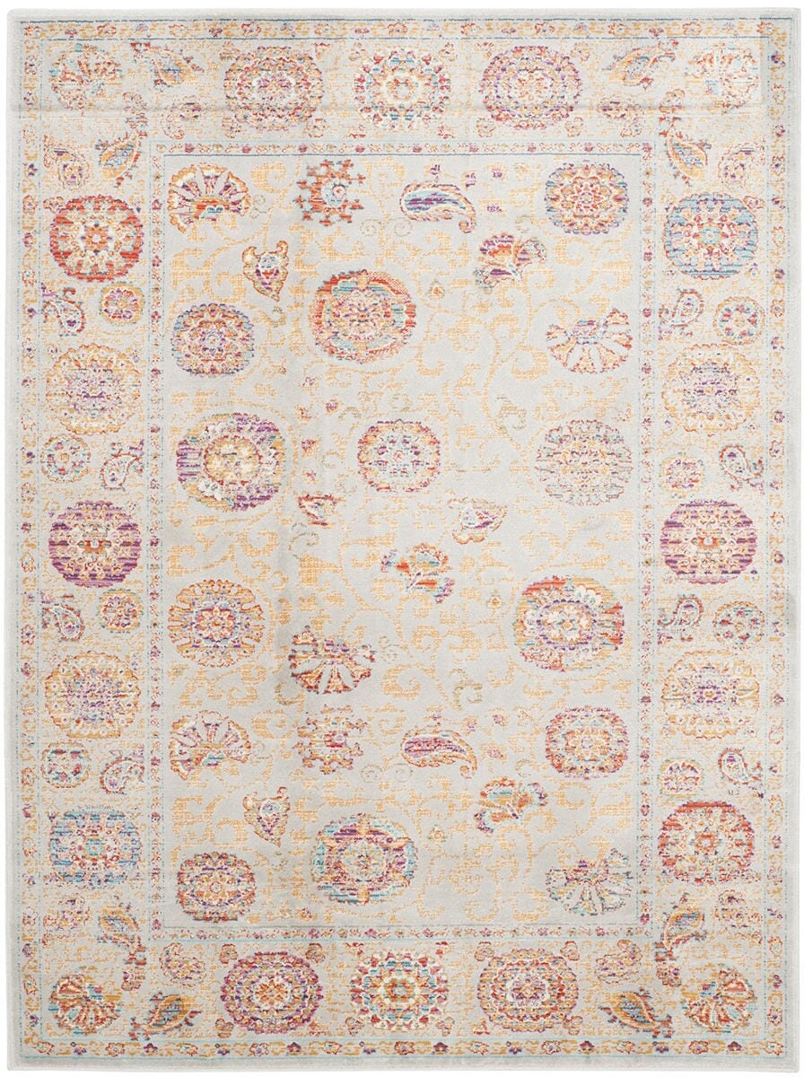Safavieh Sevilla Sev812D Silver / Multi Rugs.