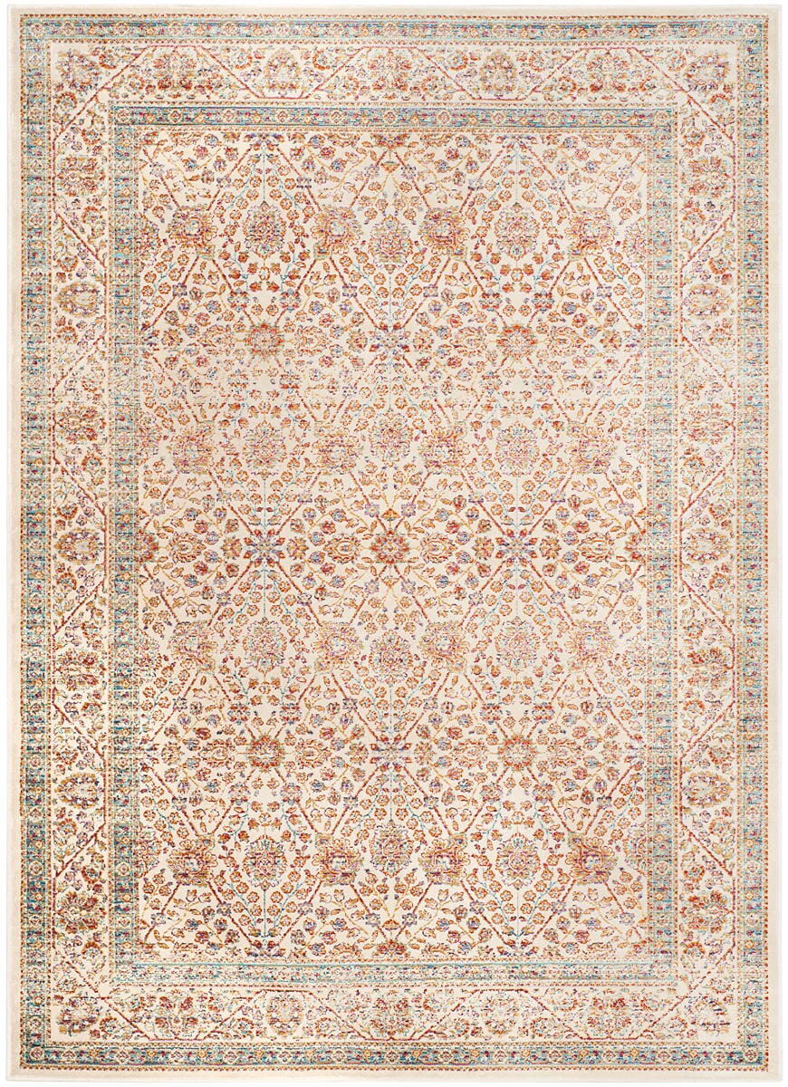 Safavieh Sevilla Sev813B Ivory / Multi Rugs.