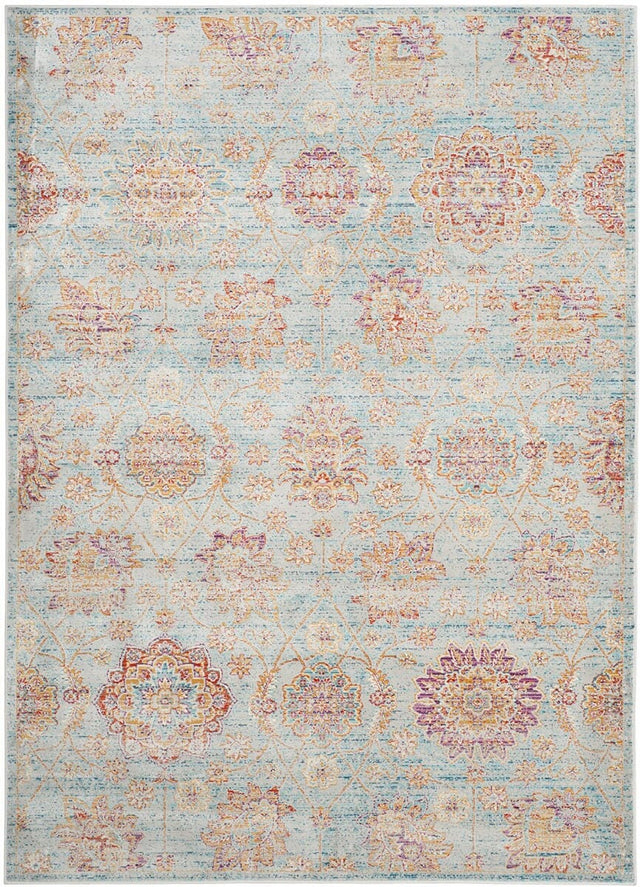 Safavieh Sevilla Sev814C Light Blue / Multi Rugs.