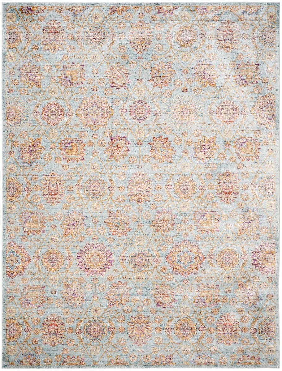 Safavieh Sevilla Sev814C Light Blue / Multi Rugs.