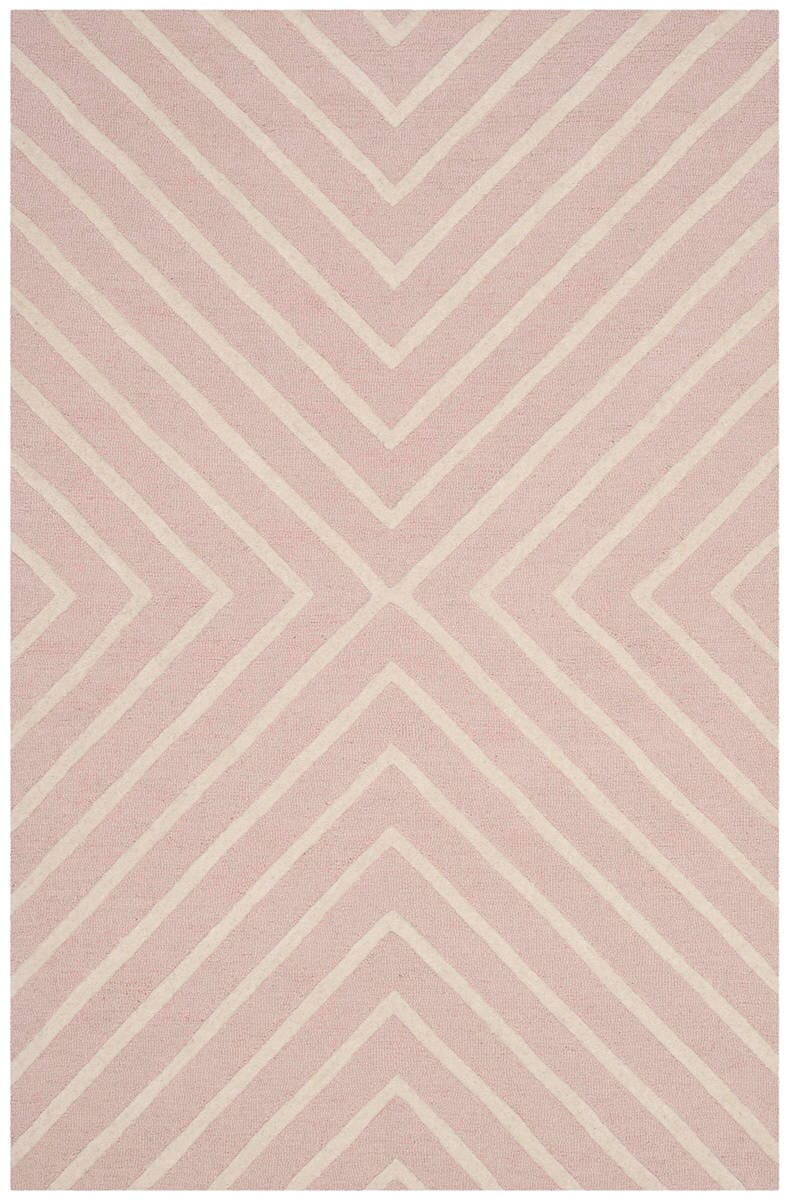Safavieh Safavieh Kids Sfk920P Pink / Ivory Rugs.