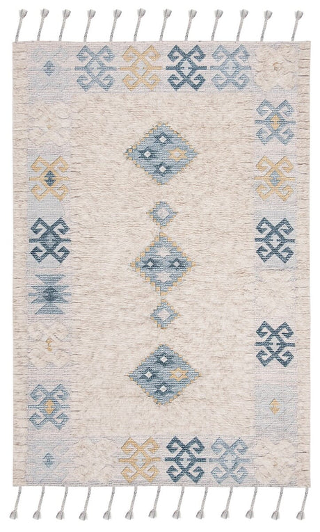 Safavieh Saffron Sfn101B Beige / Blue Rugs.
