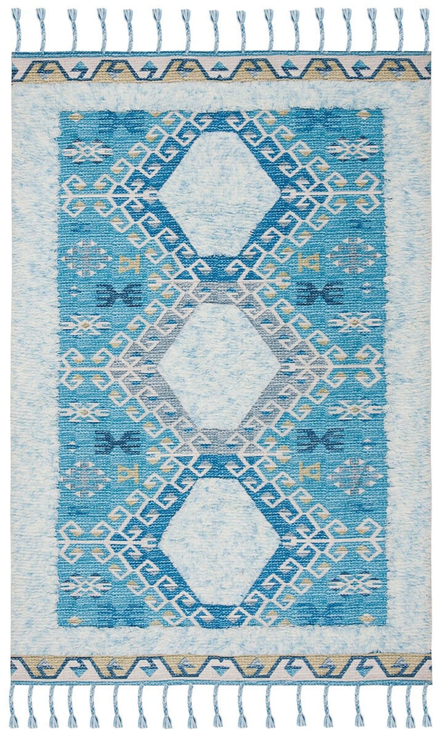 Safavieh Saffron Sfn103K Turquoise / Blue Rugs.