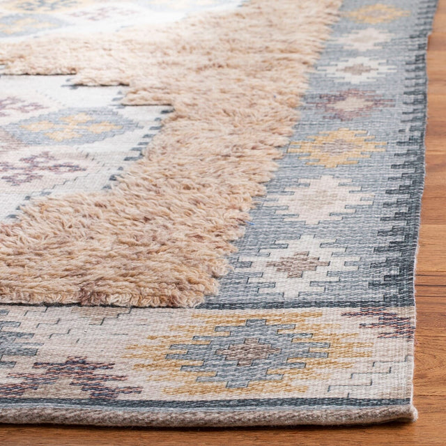 Safavieh Saffron Sfn108B Taupe / Ivory Rugs.