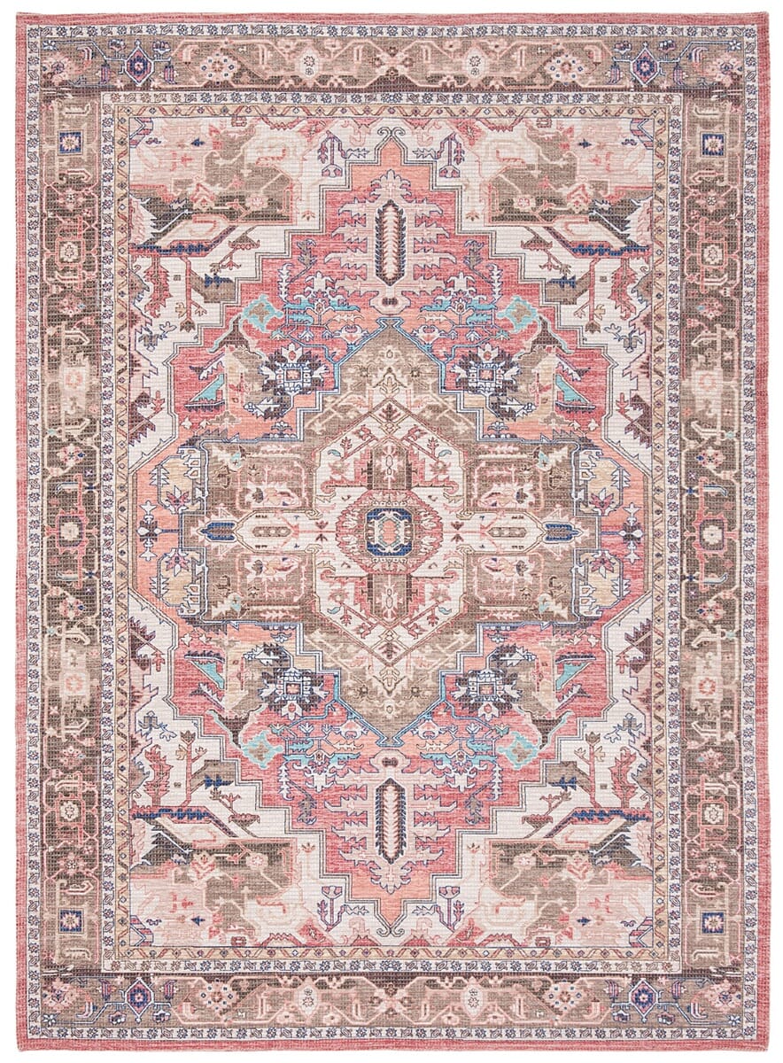 Safavieh Saffron Sfn202P Rust / Ivory Rugs.