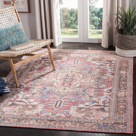 Safavieh Saffron Sfn202P Rust / Ivory Rugs.