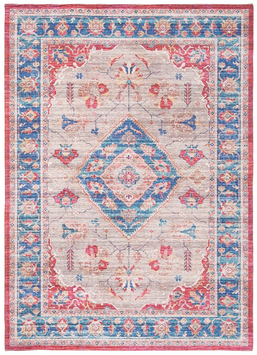 Safavieh Saffron Sfn204P Rust / Ivory Rugs.