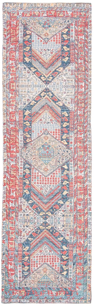 Safavieh Saffron Sfn507R Fuchsia / Blue Rugs.