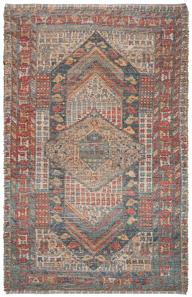 Safavieh Saffron Sfn507R Fuchsia / Blue Rugs.