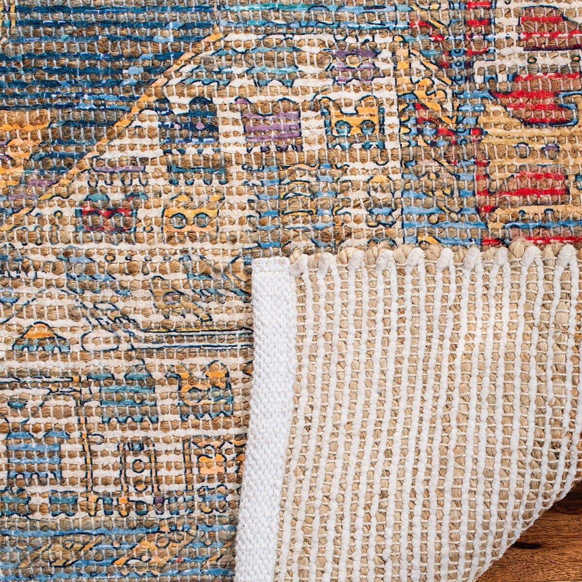 Safavieh Saffron Sfn507R Fuchsia / Blue Rugs.