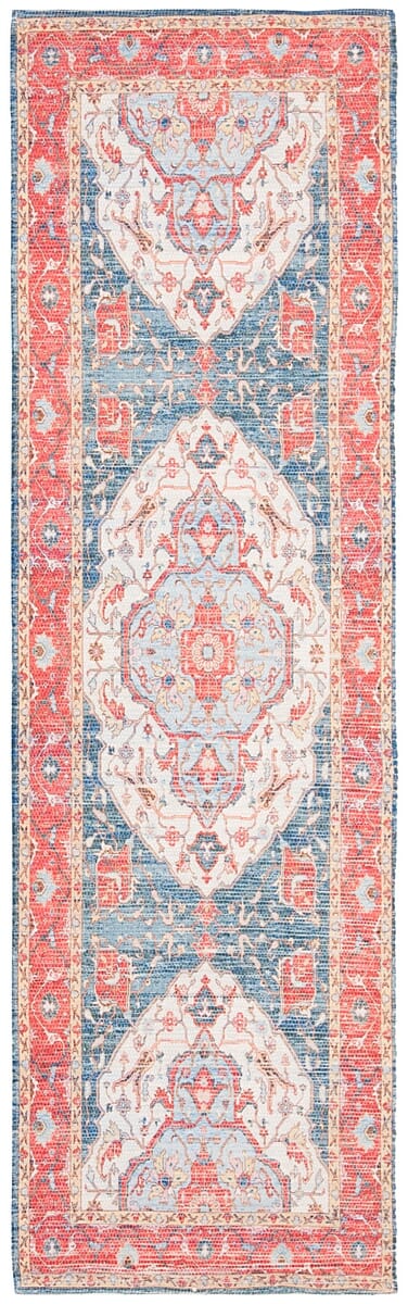 Safavieh Saffron Sfn508R Fuchsia / Blue Rugs.