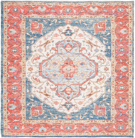 Safavieh Saffron Sfn508R Fuchsia / Blue Rugs.