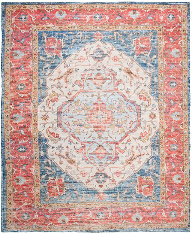 Safavieh Saffron Sfn508R Fuchsia / Blue Rugs.