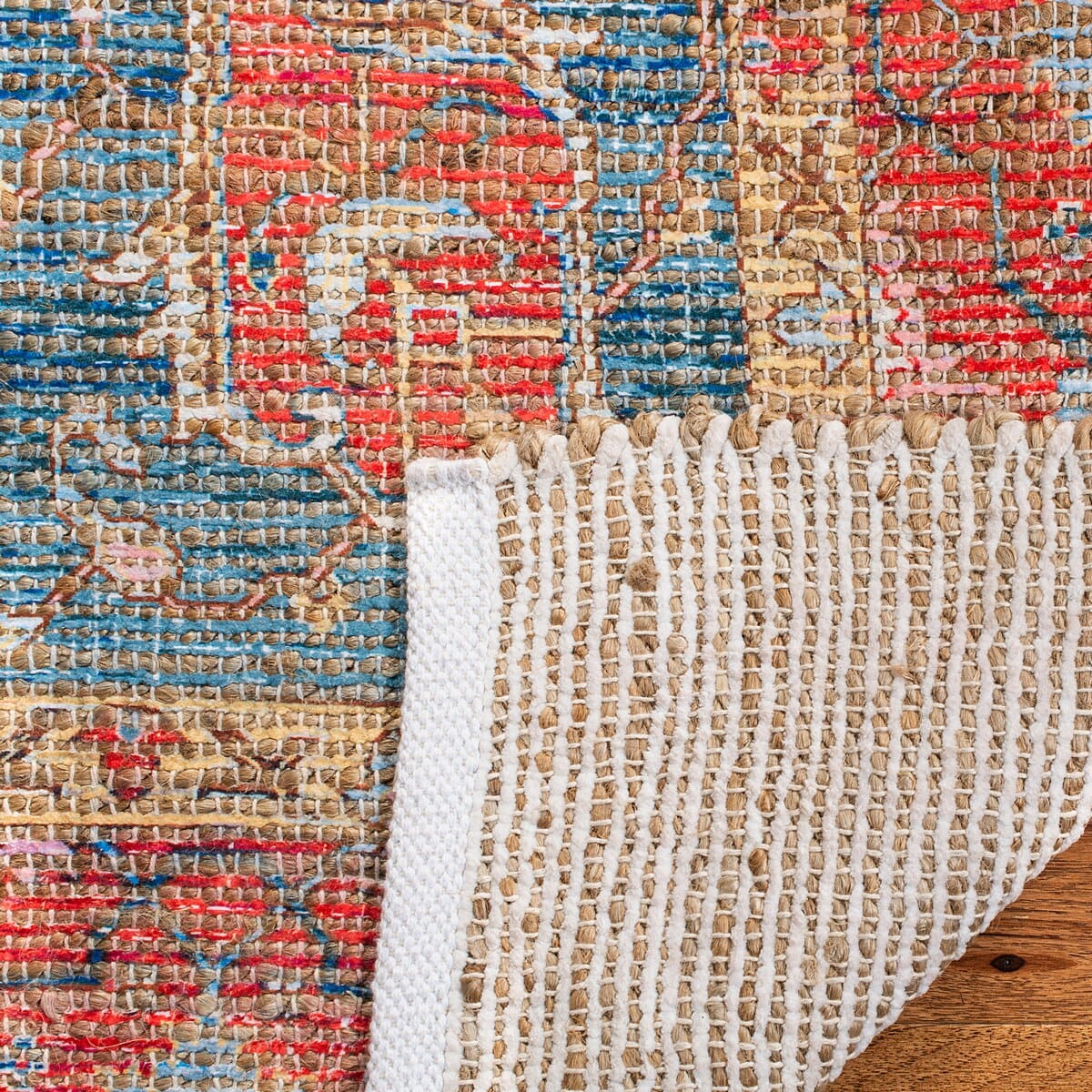 Safavieh Saffron Sfn508R Fuchsia / Blue Rugs.