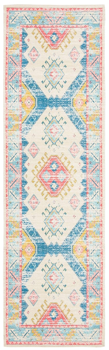 Safavieh Saffron Sfn509A Cream / Blue Rugs.